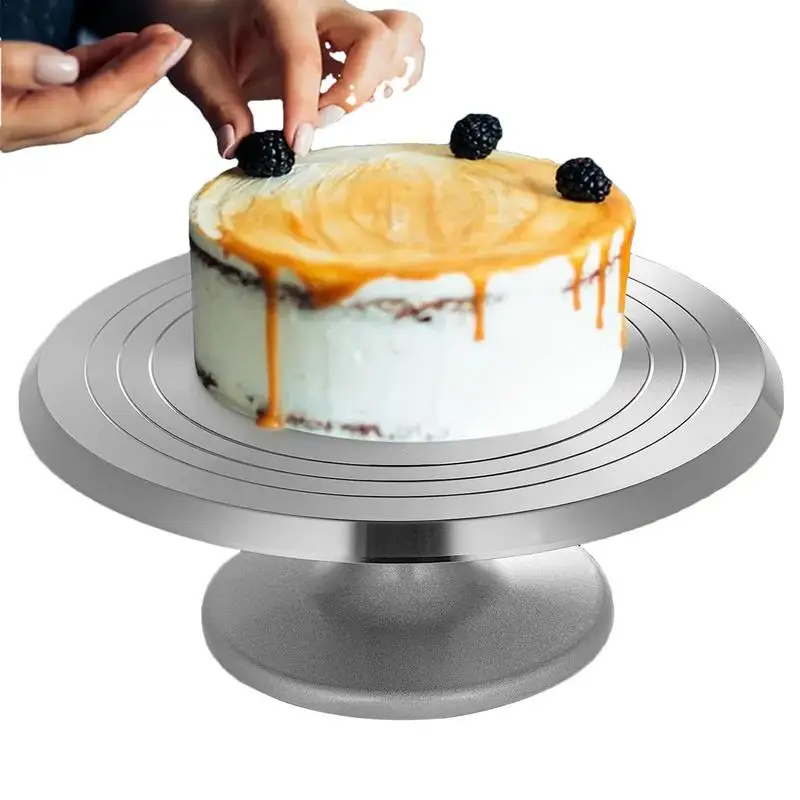 

Rotating Cake Turntable 12 Inches Cupcake Stand For Desk Cake Icing Tools For Kids Cake Lovers Cake DIY For New Year Party