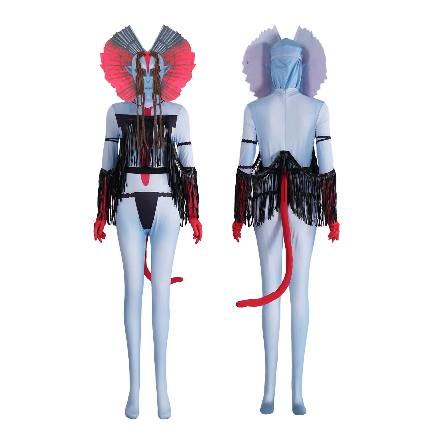 

Women Avatar 3 Fire Ash Varang Cosplay Jumpsuit Costume