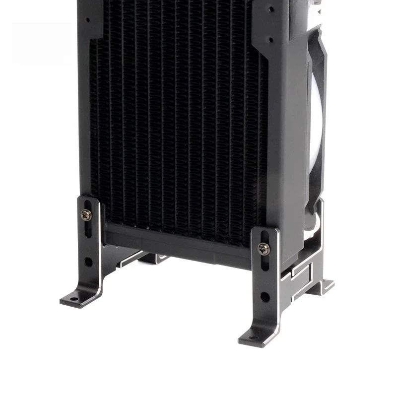 

All - aluminum alloy desktop water - cooling row bracket, universal - machined mounting frame