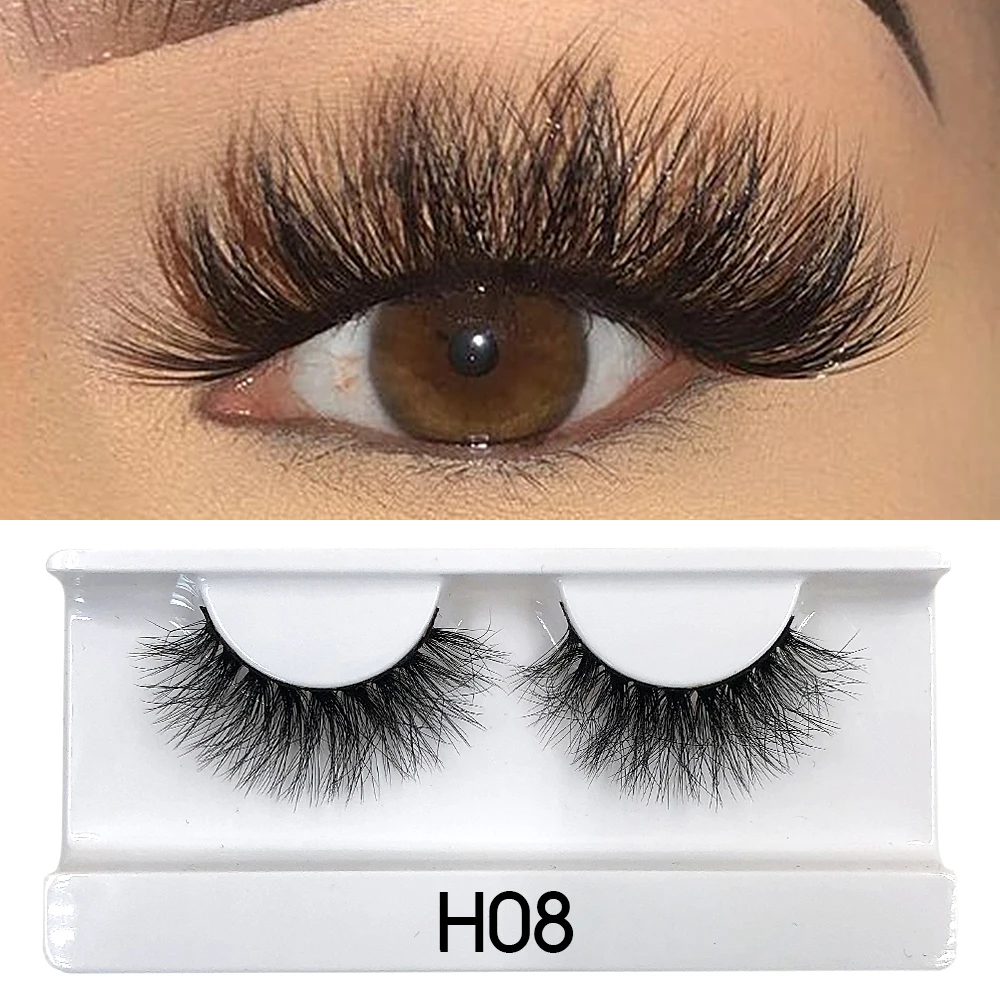 

5D Mink Eyelashes Makeup Eyelashes 3D Mink Lashes Fluffy Soft Wispy Volume Thick Long Mink Cat/Fox Eye Effect False Eyelashes