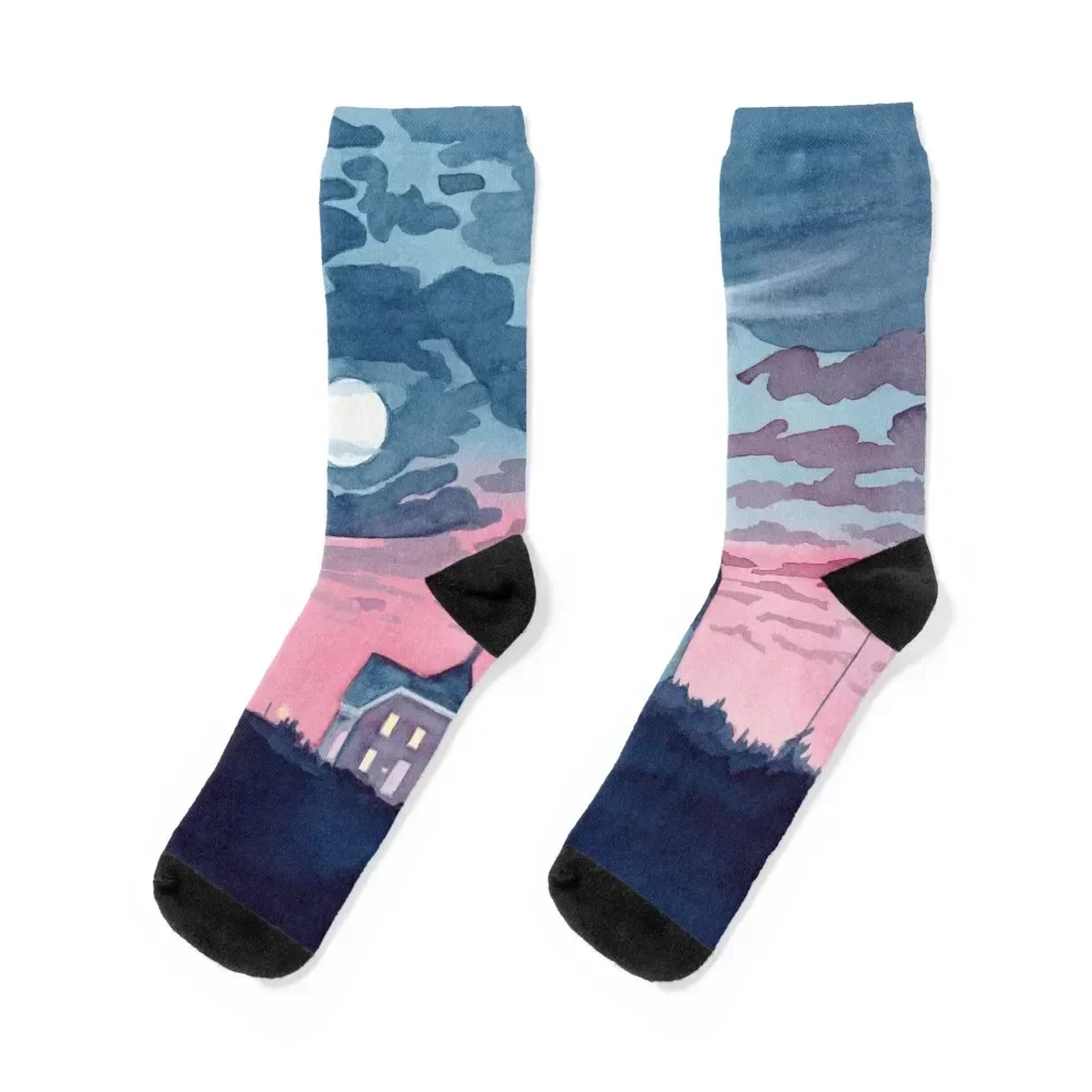 

Fire Island Lighthouse Socks christmas gifts cool cartoon football Ladies Socks Men's