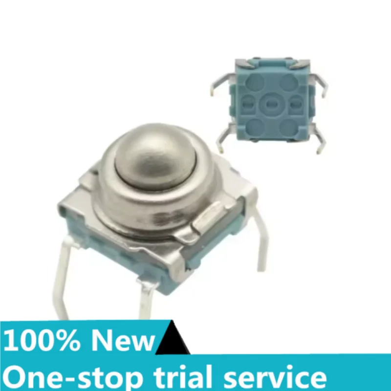 5-50PCS TS-F007 touch the 4-pin vertical insertion 7*7 waterproof metal round washing machine button handle with ball switch