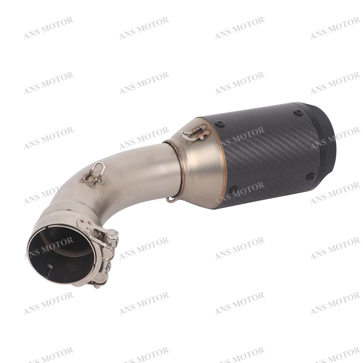 الانزلاق على لكاواساكي نينجا 1000SX Z1000SX 2021-2025 دراجة نارية العادم الخمار الهروب نظام 1000SX الخمار الأنابيب ألياف الكربون #4