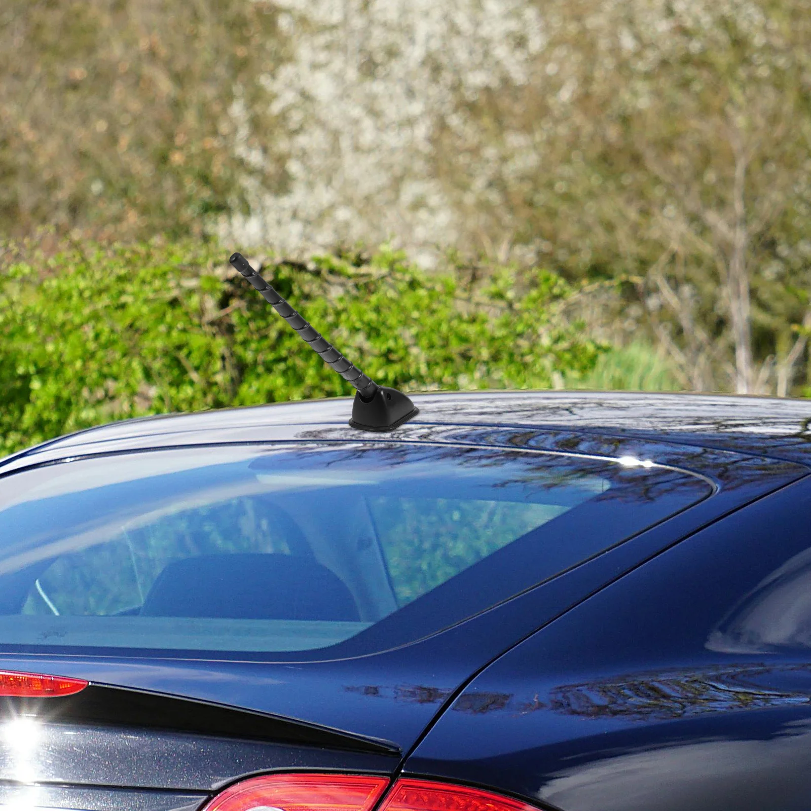 

Car Antenna Replacement Short ABS Material Dual Channel Reliable Signal Enhance Visual Appeal Car Antenna Short