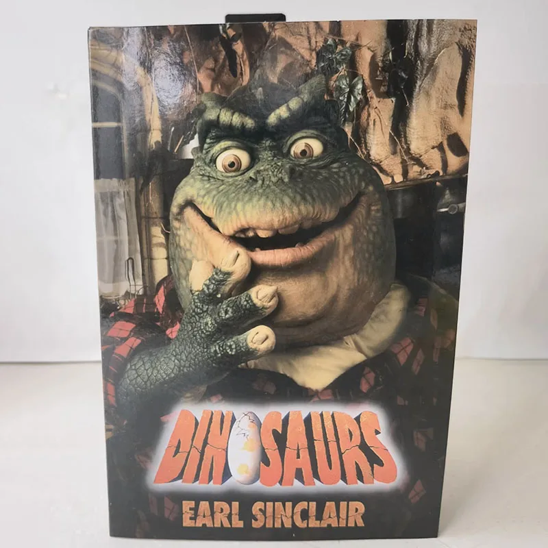 

Dinosaurs Earl Sinclair Figure NECA 43520 Action Figuras Anime Model Peripheral 7-Inch Movable Figurine Gift for Kids Original