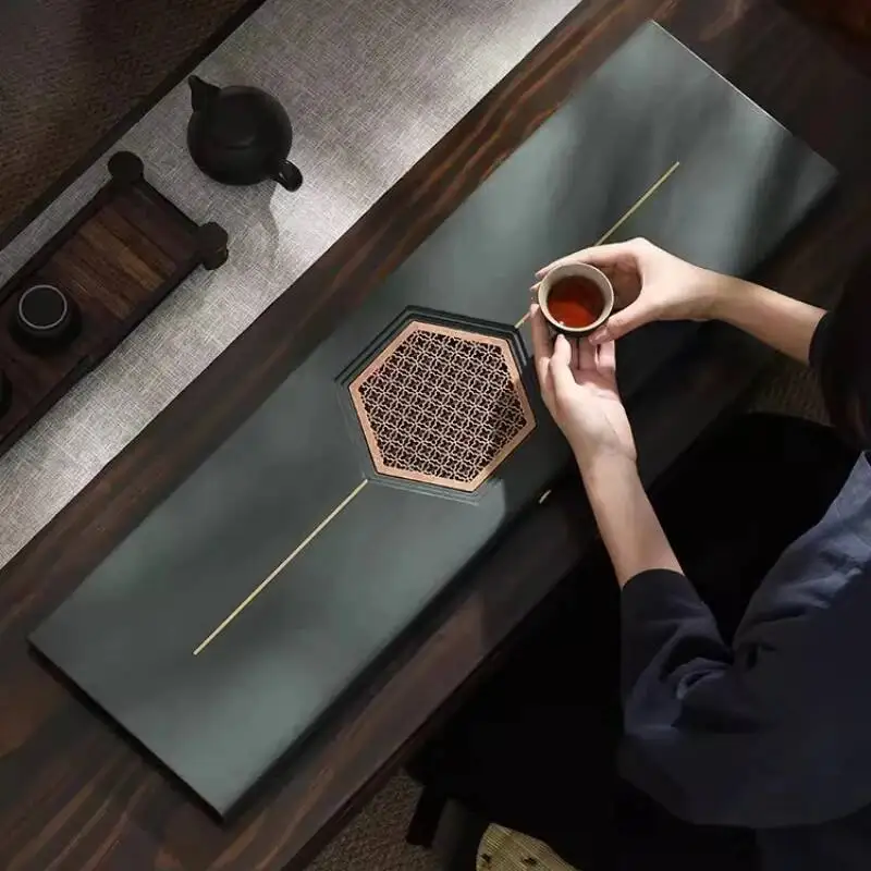 Marble Luxury Tea Tray Chinese Hospitality Saucer Serving Drainage Valet Coasters Tea Tray Nordic Stone Bandejas Home Products