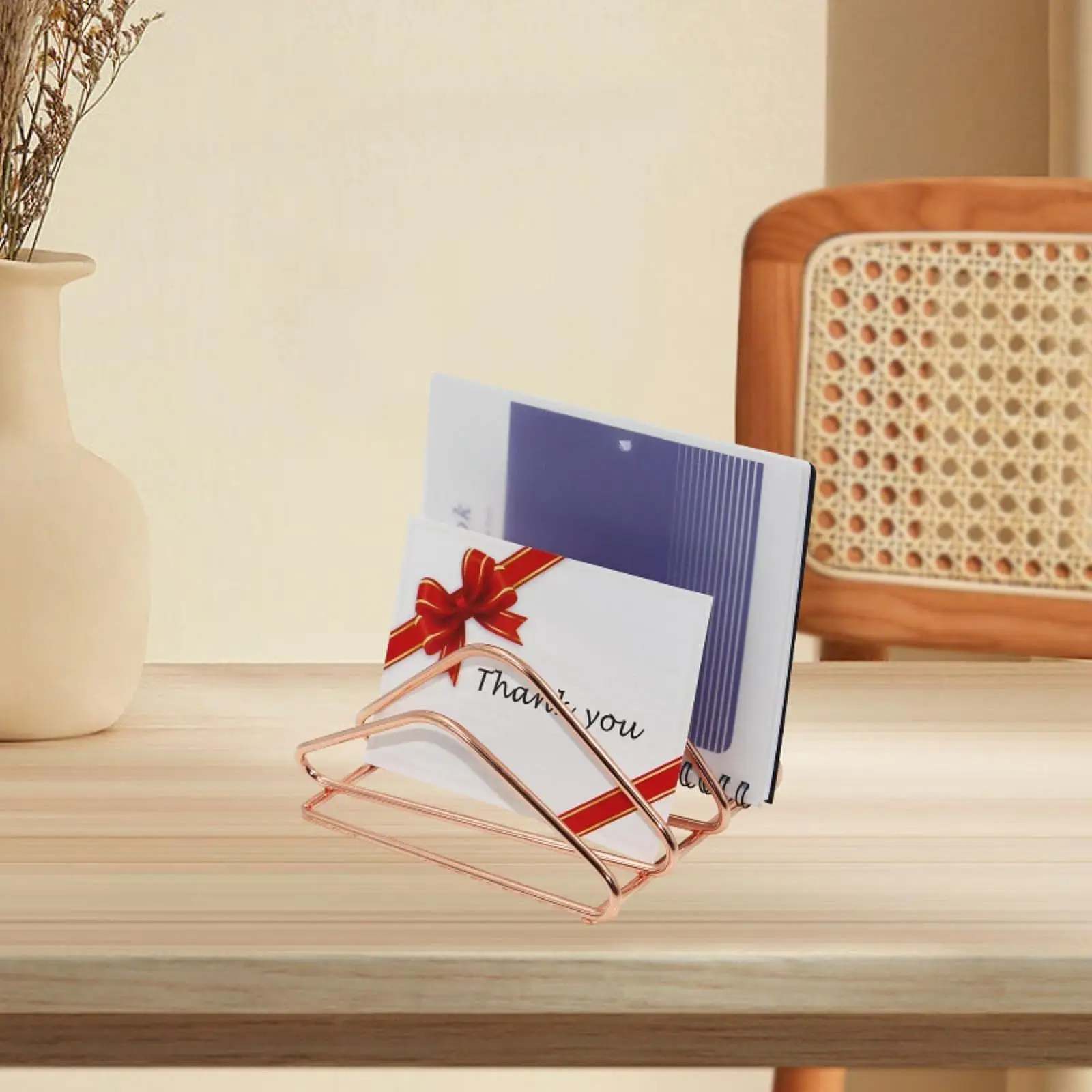 Clipboard Holder Decor Professional European Style File Shelf Desk Storage Rack File Organizer for Domestic Desk Countertop