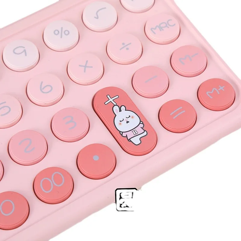 Cute Big key computer Large Display Mechanical Dot Keyboard Back To School Supplies Students/Finance Stationery