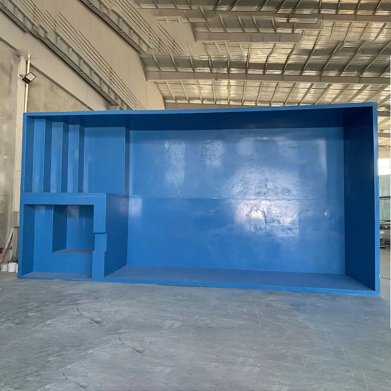 Famiglia Piscina e accessori grandi per esterni in fibra di vetro da 15 metri, dimensioni Biz, 25 piedi, 20 m, piscine interrate in vendita