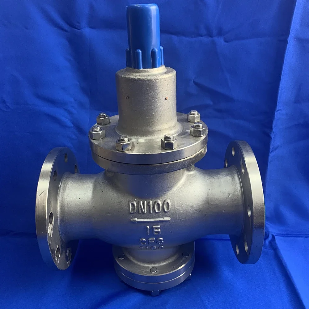 High Temperature Y42X-16P Pilot Operated EPDM Seal Flange End Spring Piston Pressure Release Valve For Steam