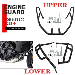 For Honda NT1100 DCT NT 1100 2022 2023 2024 Motorcycle Engine Tank Guard Highway Crash Bars Bumper Stunt Cage Protector
