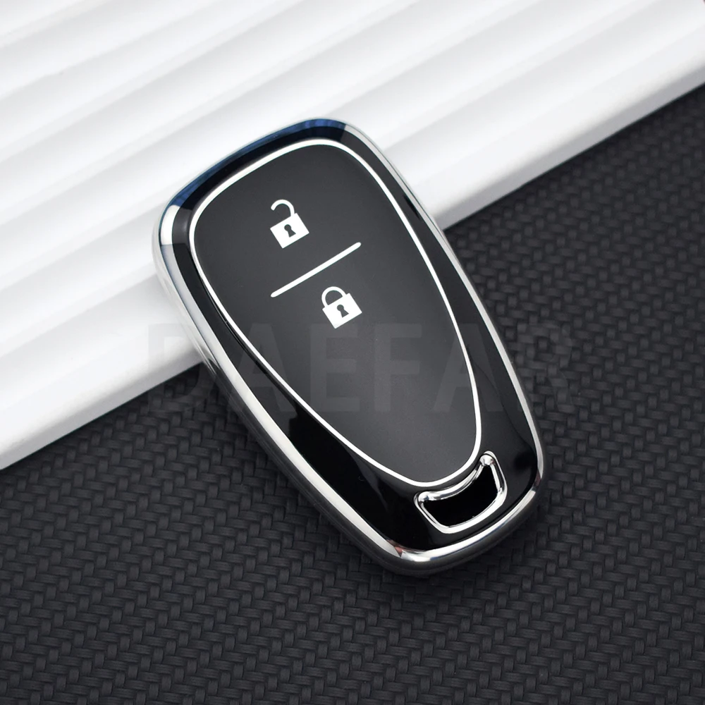 TPU Car Key Case Cover for Chevrolet Malibu Blazer Traverse Cruze Spark Sonic Camaro Volt Bolt Trax Seeker Onix Equino Orlando