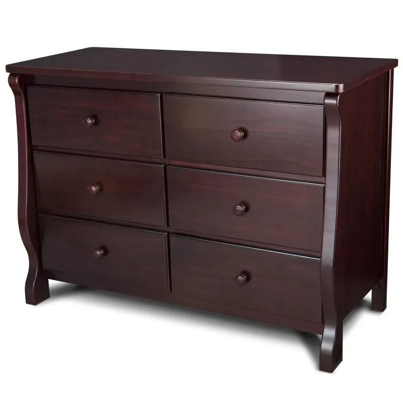 Universal 6 Drawer Dresser with Interlocking Drawers - Greenguard Gold Certified