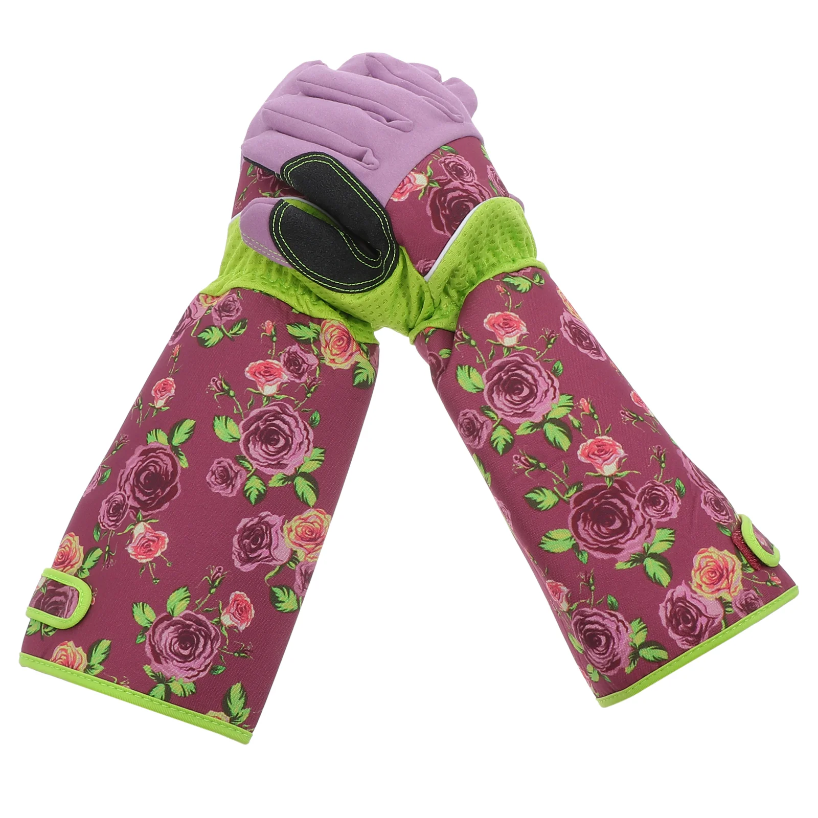 긴 소매 원예 장갑 작업 그림 폴리에스테르 휴대용 야외 손 보호대