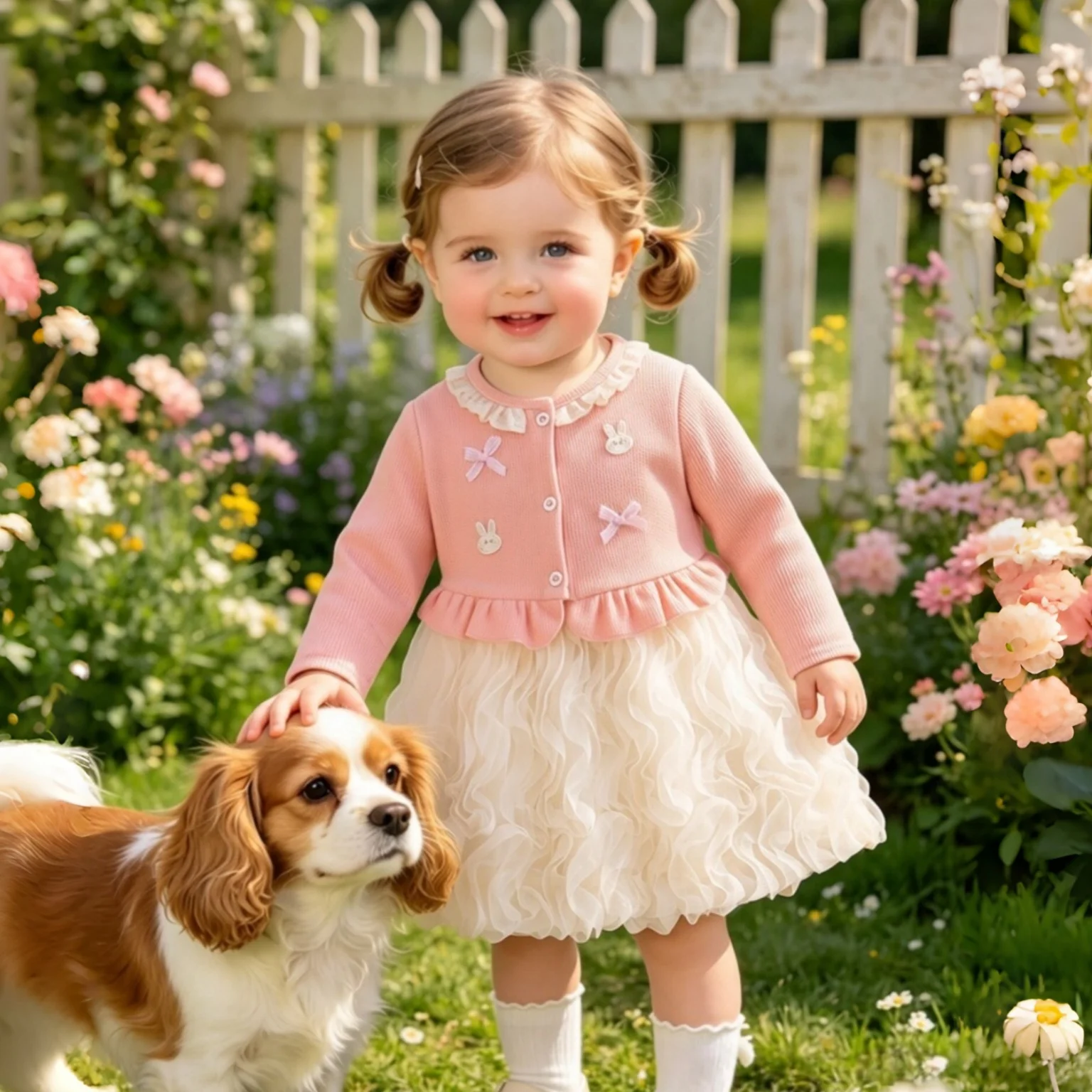 Sweet Beauty Baby Dress Autumn New Long Sleeved  Girls' Birthday Mesh Princess Dress Outdoor Vacation Dress Children's Clothing