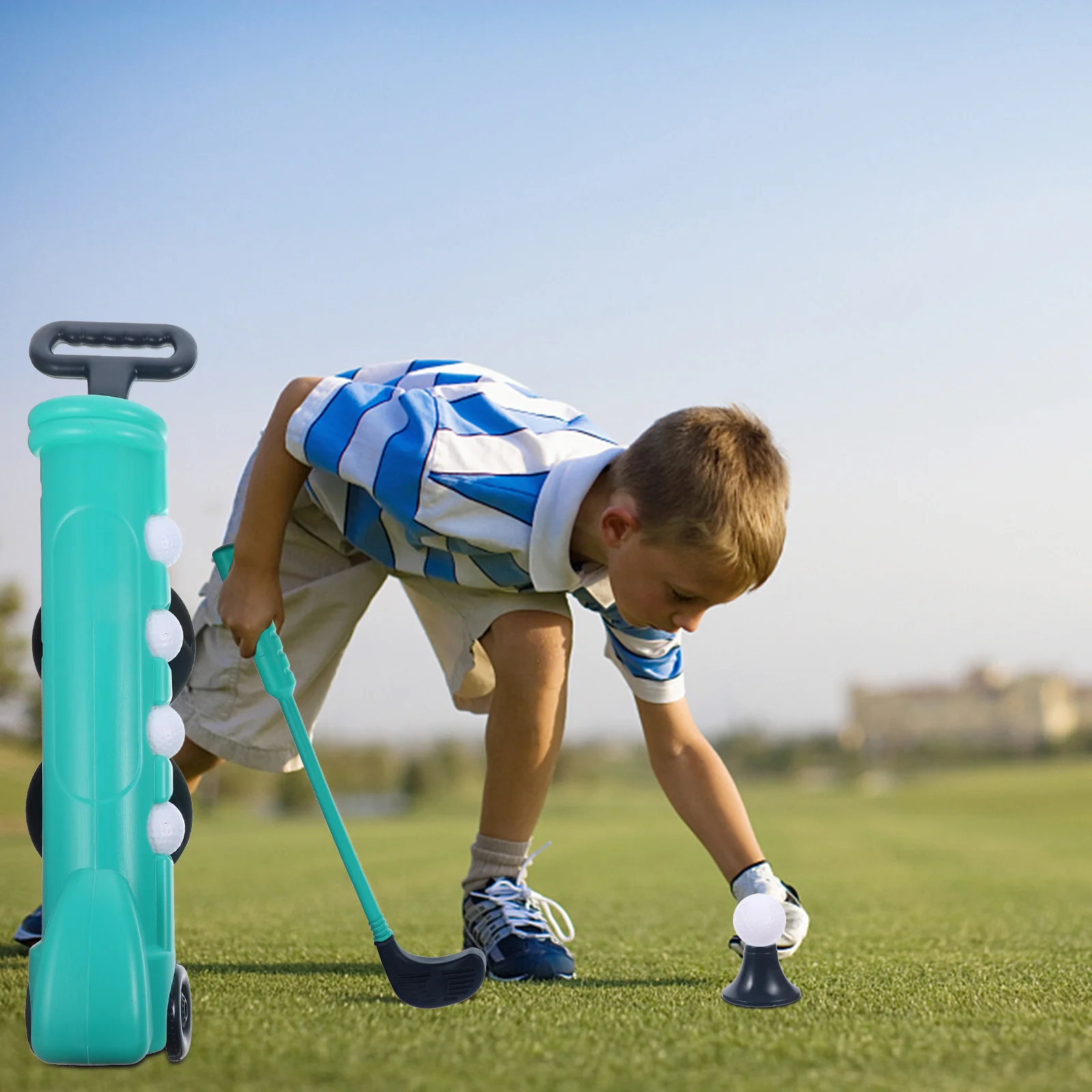 Kinderen Golf Kinderspeelgoed Ballen Clubs Sport Educatief voor Plastic Ouder-kind