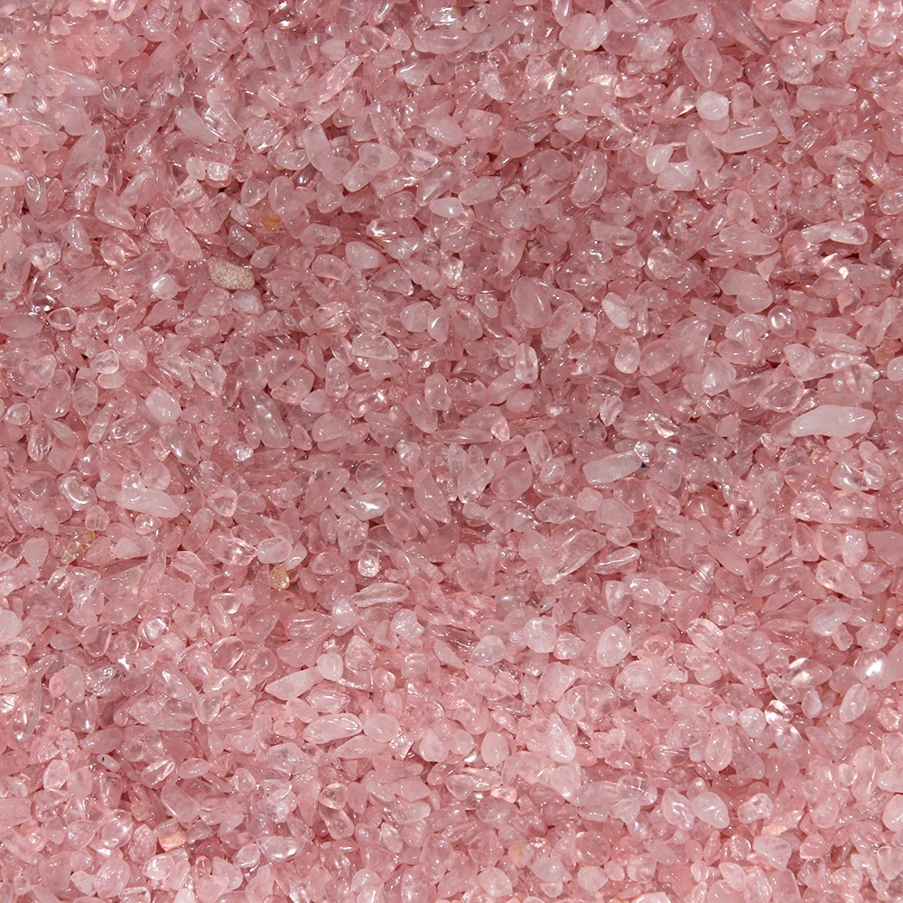 100g Natural Gravel Crystal Quartz Chip Bead Ornaments Irregular Energy Gem Stone Bead for Fish Tank Bonsai Decoration 5-7MM
