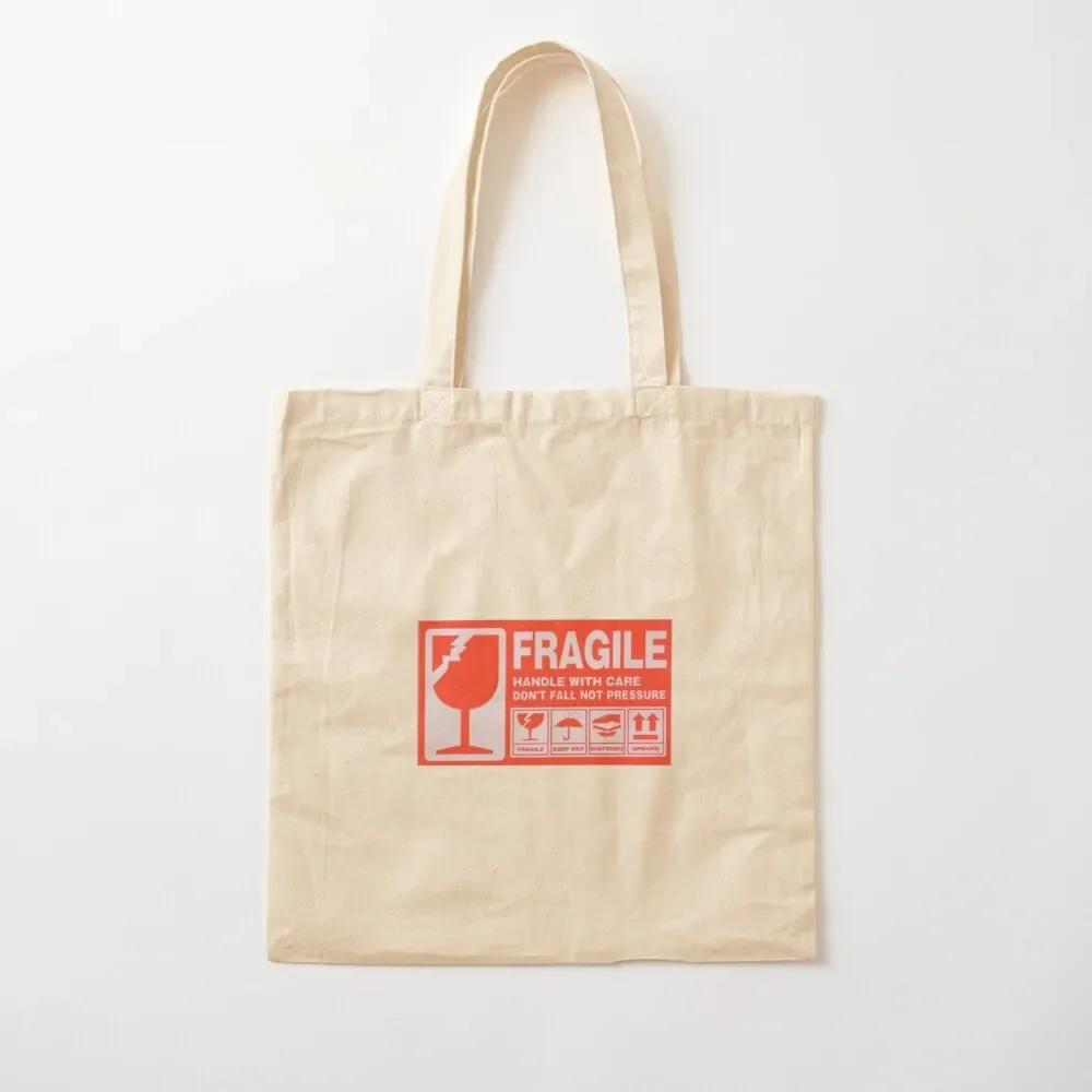 

FRAGILE Tote Bag personalized tote bag Big bag woman shopping Canvas