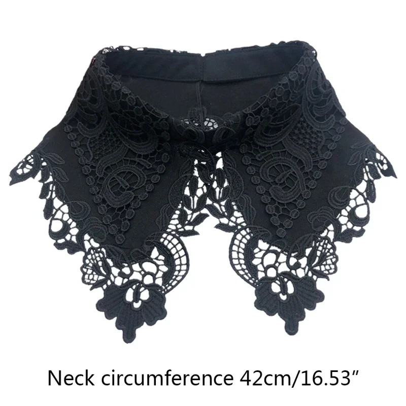 Lady Women Detachable Shirt Fake Collar Fashion Neckwear Clothing Accessories Drop Shipping