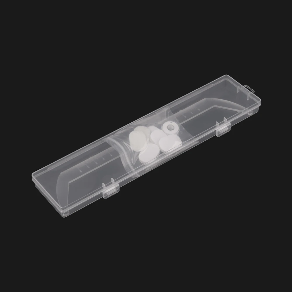 مجموعة واحدة من مسطرة مكياج شفافة لتصميم الحاجب، أداة توازن مساعدة مطرزة بنقطة ثابتة