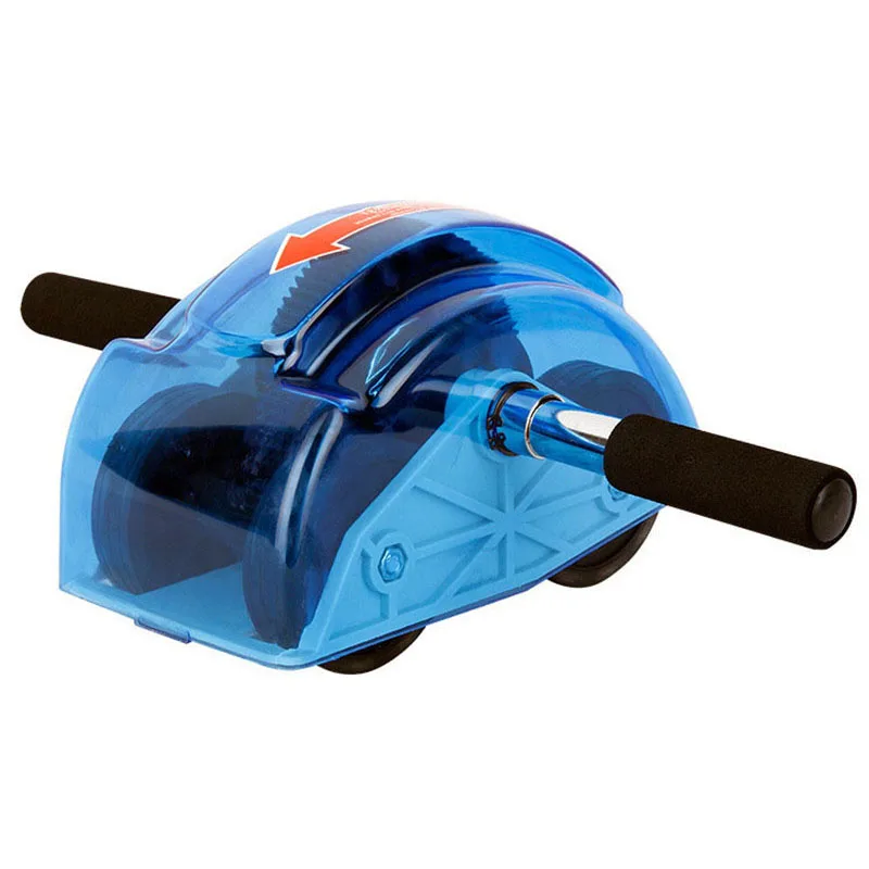 Four-wheeled Abdominal Muscle Wheel Roller Rebound Type Belt Gear Silent Ab Rollers Trainer Fitness Equipments Body Building Hot