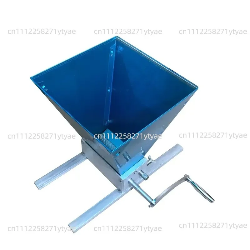 Carbon/Stainless Steel 2 Roll Grain Malt Mill Homemade Manual Malt Crusher Grain Crusher Adjustable Barley Grinder