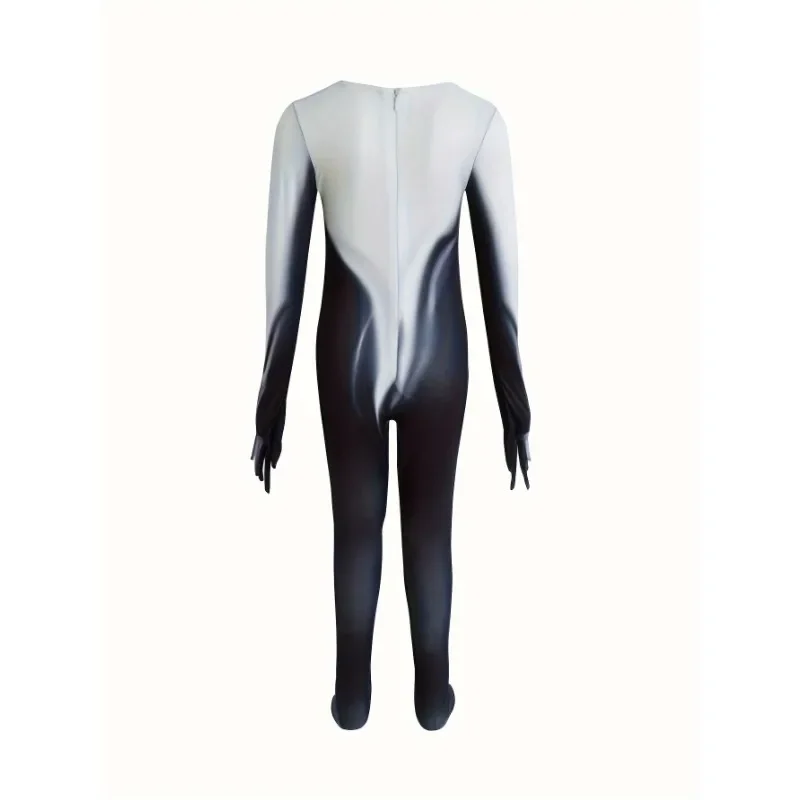 Abbigliamento fantasma da ragazzo, Set di body 3D, essenziale per feste per ragazzi e ragazze, completo per la festa di Halloween
