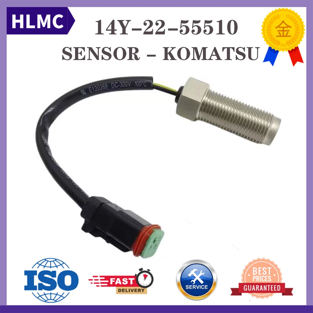 

Датчик скорости 14Y-22-55510 для деталей строительной техники D65EX D65PX D65WX WA470 WA480 14Y2255510