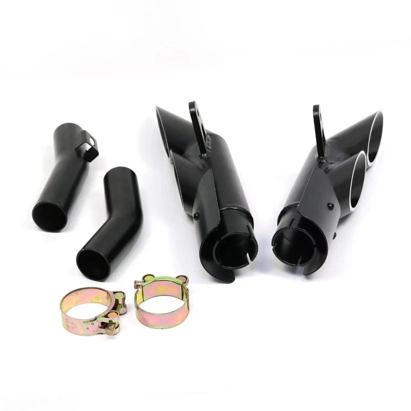 For Kawasaki Z1000 Ninja 1000 2010-2021 Z1000SX Ninja 1000SX 2010-2019 Exhaust Pipe Black Mid Pipe Slip On 51mm Muffler Escape