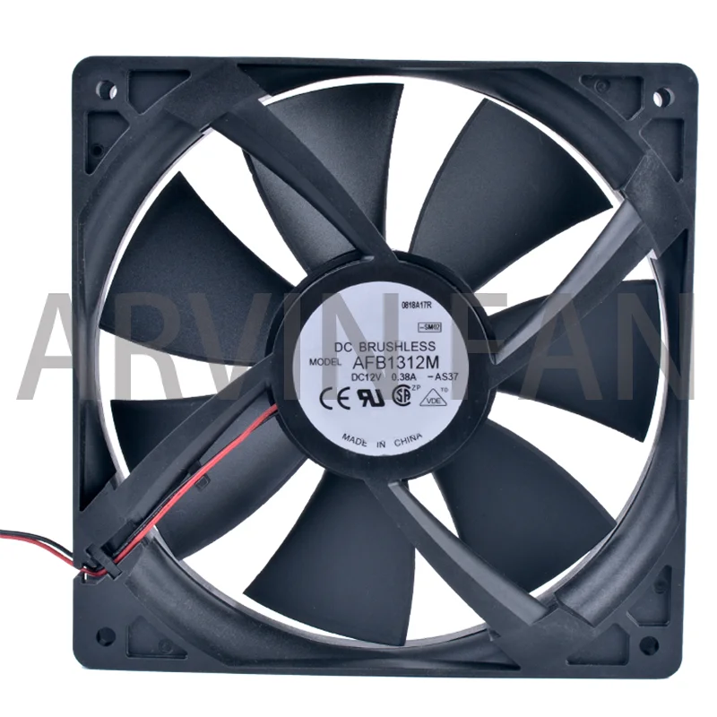 Brand New Original AFB1312M 12V 0.38A 13525 13.5CM Double Ball Bearing Cooling Fan