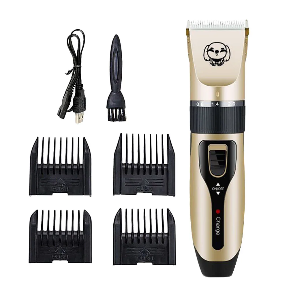 

Electric Pet Hair Clipper Usb Rechargeable Dog Grooming Tool Ceramic Quiet Trimming For Dogs Cats Pet Clippers
