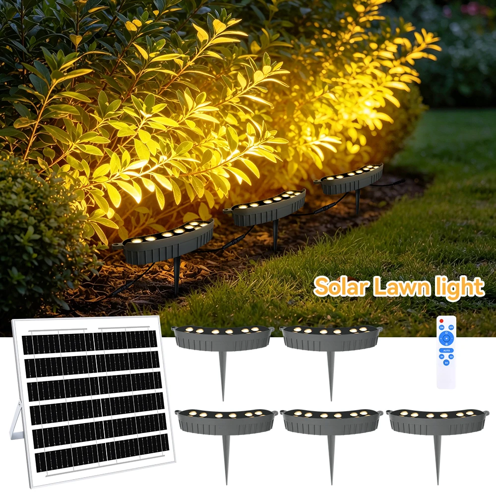 Neue solarbetriebene Baumumarmungs-Warmlichtlampe & AC220V Rasen-Landschafts-RGB/ROT/BLAU-Licht Garten-LED-Rasenlampe Wasserdichte Dekorations-Außenbeleuchtung