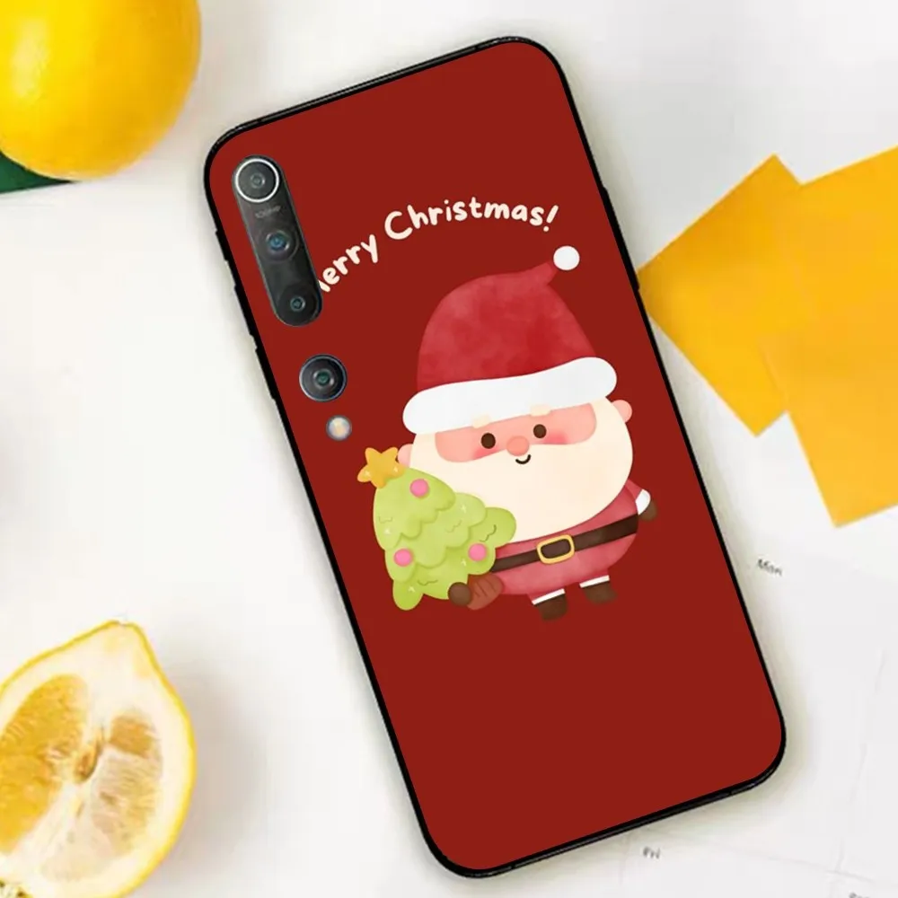 Merry Christmas Phone Case For Xiaomi Mi 5X 8 9 10 11 12 lite pro 10T PocoX3pro PocoM3 Note 10 pro lite