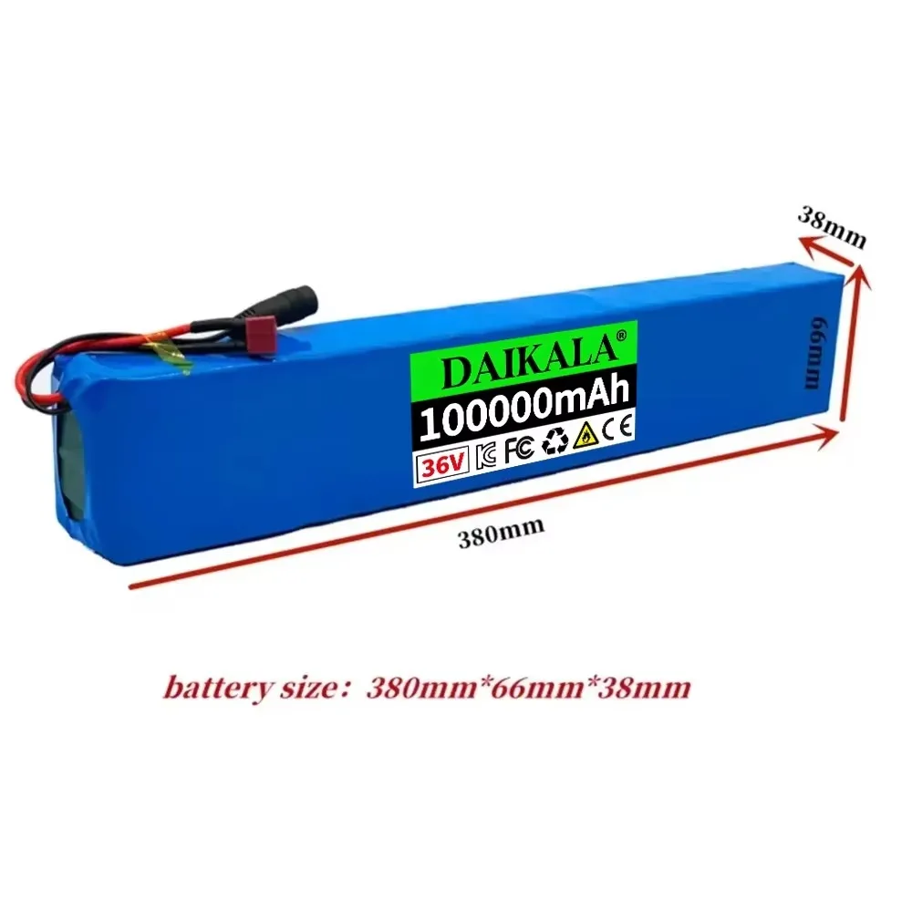 36V 10S4P 100Ah 100000mah 18650 Electric Scooter Lithium Ion 42V Battery Pack Original high power cell Built - In BMS Protection