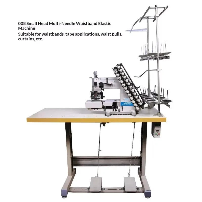 Multi-needle Industrial Sewing Machine With Blind Stitch For Elastic Band Waistbanding Trousers Curtain Fabric Banding