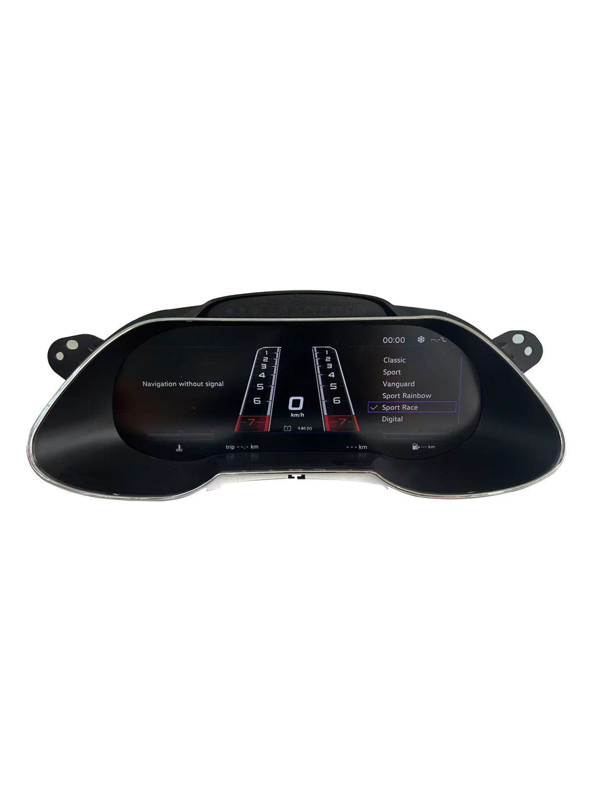 12,3'' A4 A4L B8 2008-2012 LCD-Digital-Cluster-Dashboard Tachometer Virtuelles Instrumenten-Cockpit-Panel mit Navigation