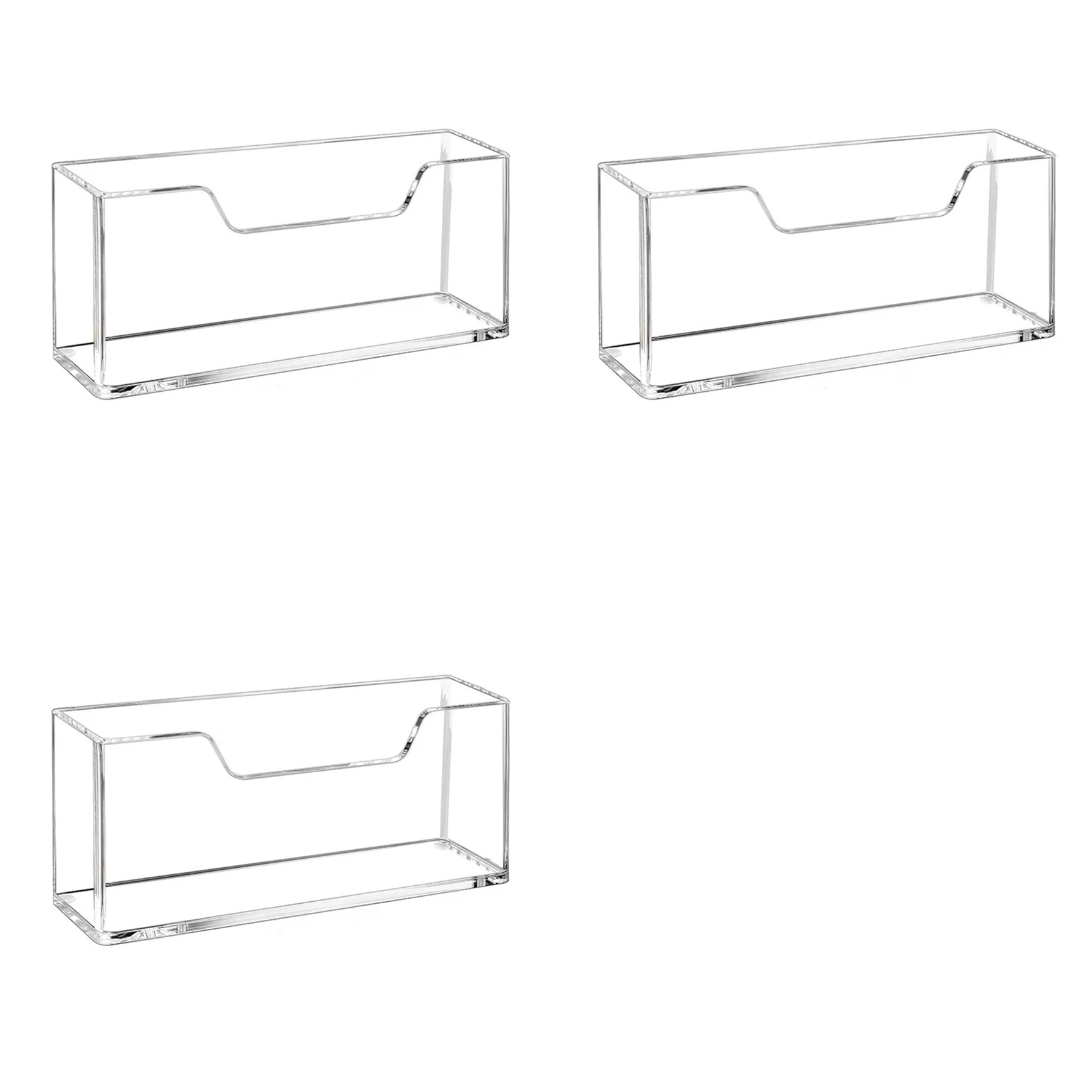 

Держатель для салфеток YWDZ-3X из акрила, вертикальный водонепроницаемый держатель для салфеток для ванной комнаты, держатель для бумажных полотенец для стола