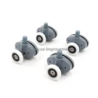 Shower Rooms Cabins Pulley Shower Room Roller /Runners/Wheels/Pulleys Diameter23mm/25mm/27mm 3
