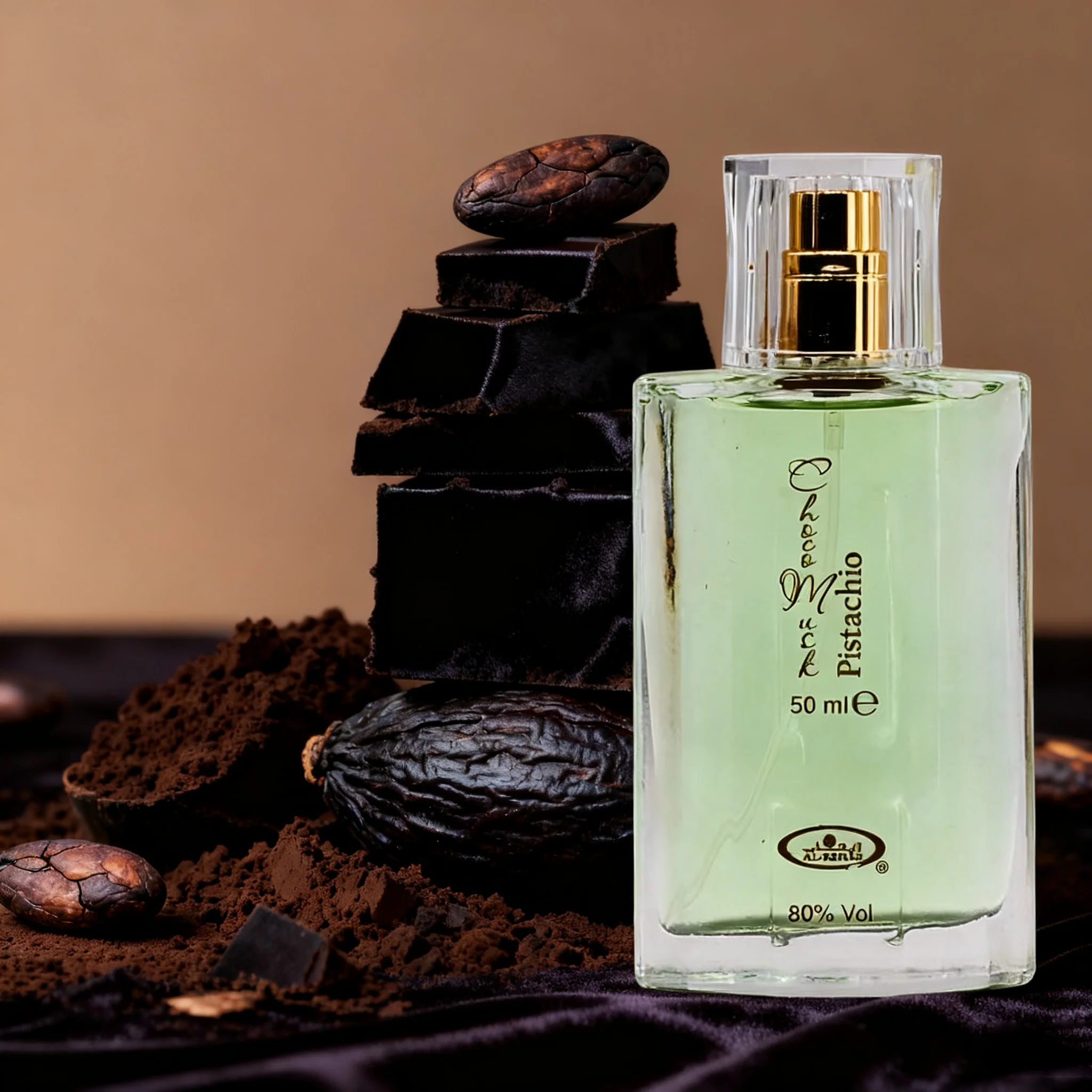 Choco Musk Pistachio Unisex Eau de Parfum 50ml/1.65oz – رائحة جوزي جورماند مع الفستق والشوكولاتة والفانيليا والكريمة الحلوة أ