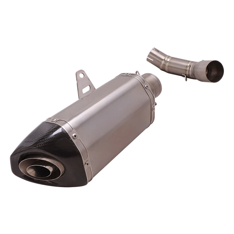 Sllip On   Motorcycle Mid   Connect Tube And Tail  Pipe Titanium Alloy   Modified For Duke 125 250 390  RC390 2021-2022