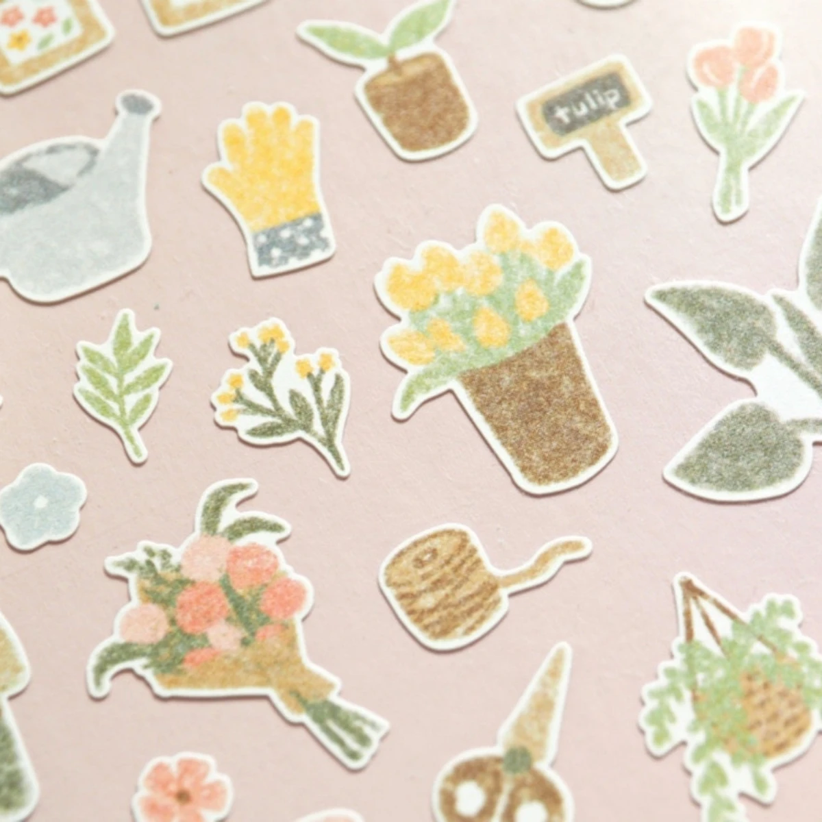 Sudé-pegatinas de papel de ramo de flores frescas de marca de importación coreana, álbum de recortes, diario de bricolaje, papelería, pegatina