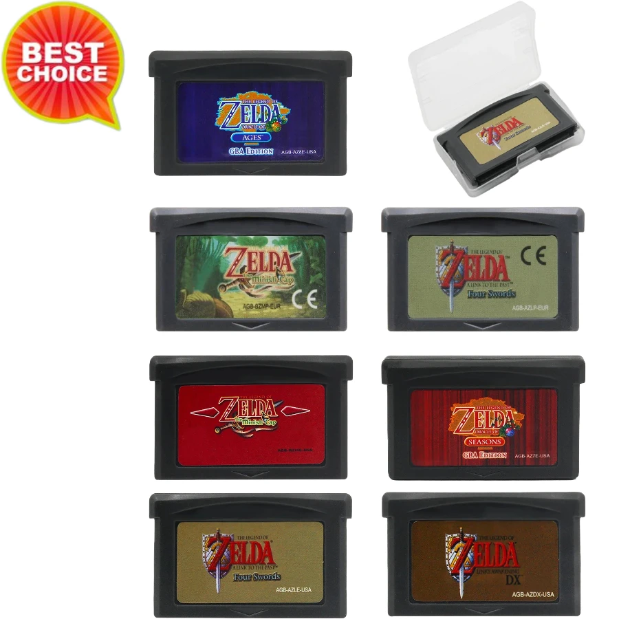 Cartucho de juego GBA de 32 bits, tarjeta de juego para consola, Link To The Past Awakening DX Minish Cap, versión EUR/USD
