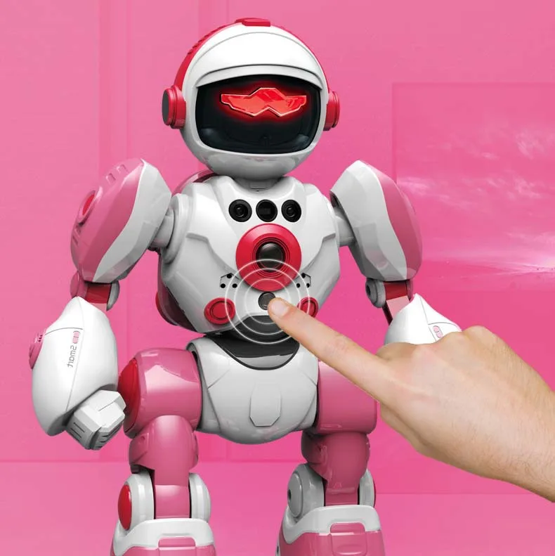 Gesto di programmazione del robot vocale intelligente, telecomando elettrico, robot educativo, giocattolo per bambini