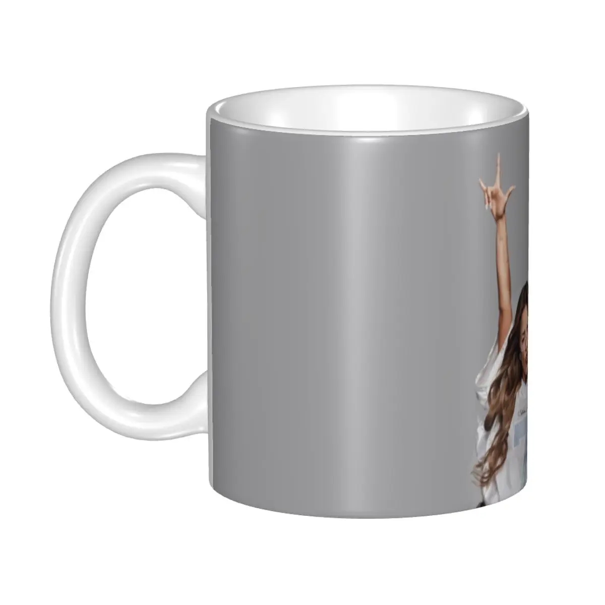 تخصيص E-Emilia Mernes القهوة القدح DIY Mp3 المغني المشارك أكواب حليب الشاي السيراميك #1