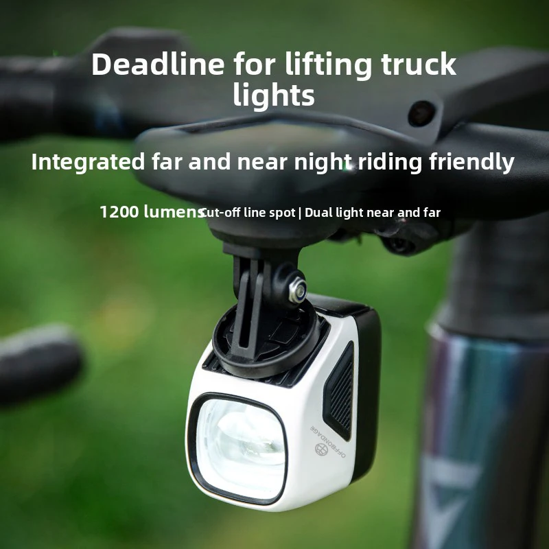 

OFFBONDAGE Bike Headlight 1000 Lumen Hanging Ultra Bright Wireless Remote Cut Of Line Bicycle Front Lamp MTB Road Cycling USB-C