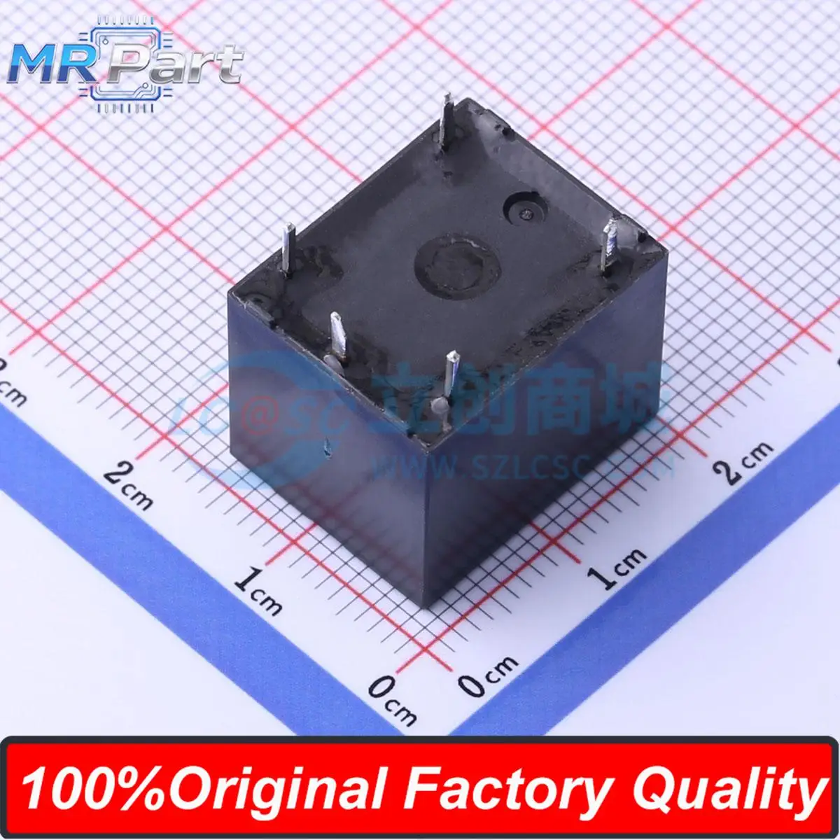 5 Pieces JQC-3FF 24VDC-1ZS (551) Ultra Small High Power 24V Relay 10A 277VAC Single Pole Double Throw JQC-3FF/024 DIP-5