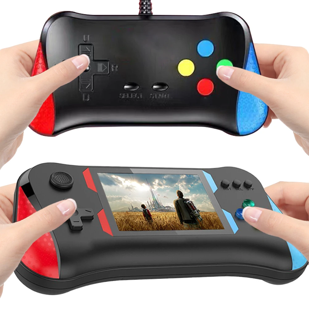 X7M คอนโซลวิดีโอเกมย้อนยุคในตัว 500 เกมคอนโซลเกมมือถือ HD/AV เอาต์พุตมินิเกมคอนโซลของขวัญสําหรับชายหญิง