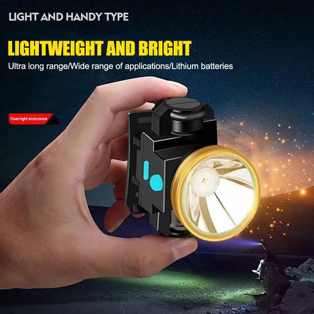 Strong Light Lamp Usb Rechageable Motion Sensor Lamp Portable Camping Outdoor Flashlight Light Fishing Work F2t8