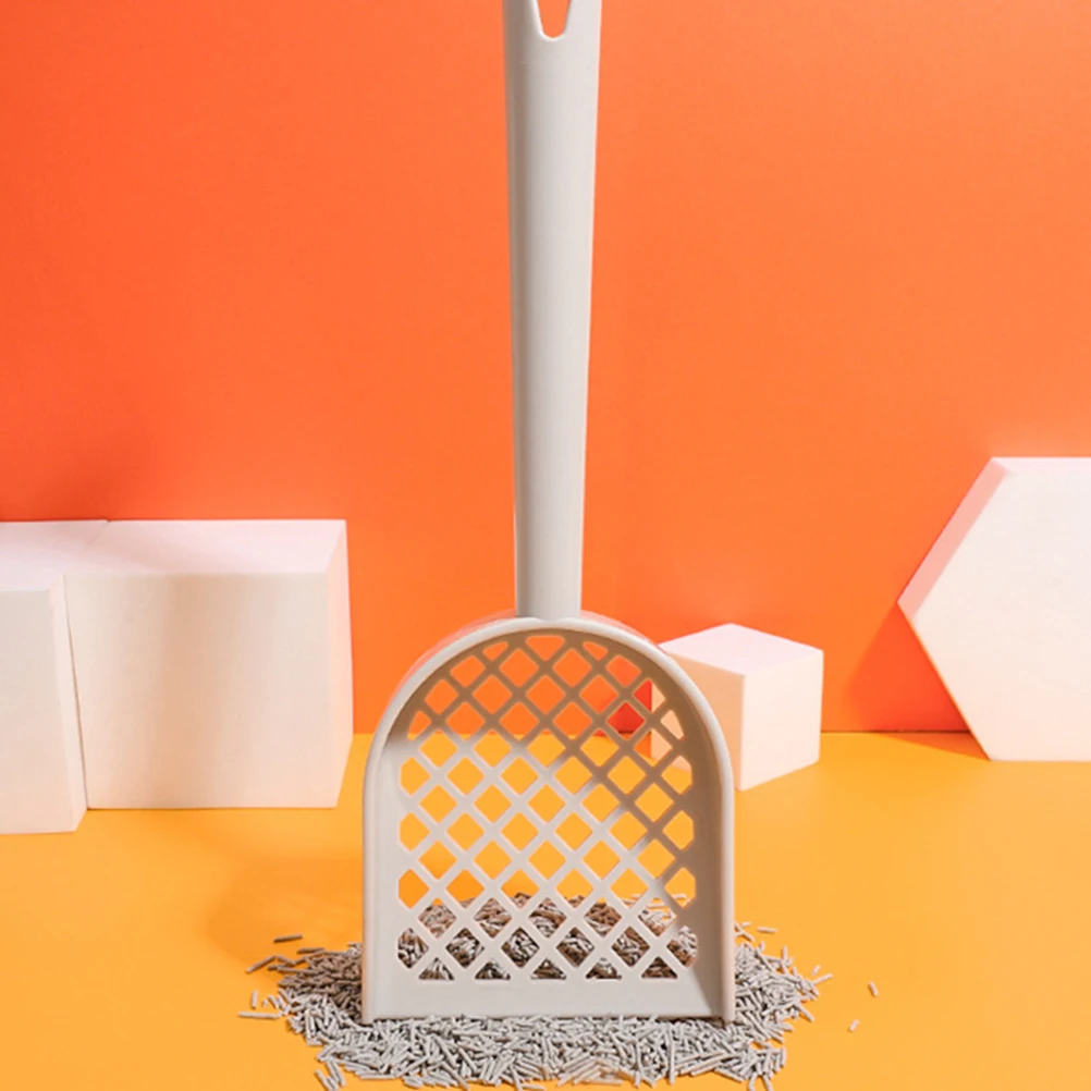 

2Pcs Cat Litter Shovel Kitten Poop Scoops PP Material Large Capacity Ergonomic Design Smooth Surface Easy Clean Pet Tool