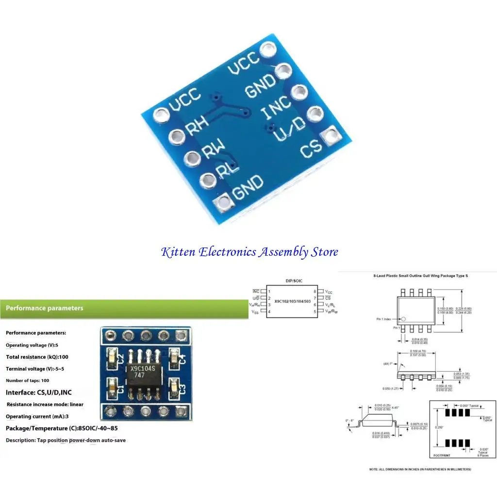 96GD وحدة مقياس الجهد الرقمية وحدة المقاومات القابلة للتعديل وحدة التحكم الدقيقة 100
